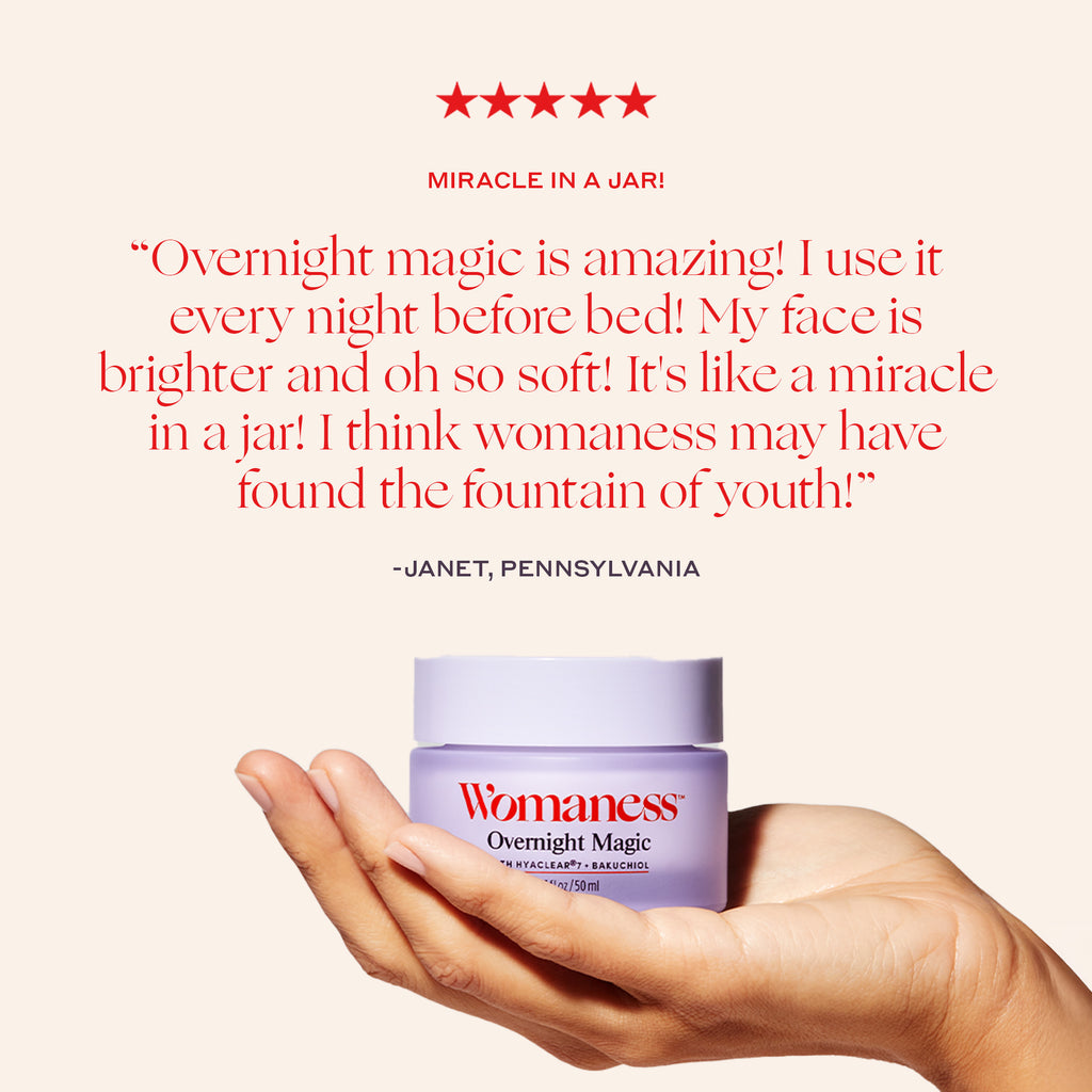 Overnight Magic Cream | Nighttime Repair Cream | Womaness